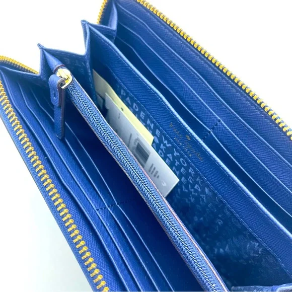 Kate Spade Neda Long Zip Accordion Wallet Under The Sea Turtle Multi NWT - Picture 4 of 6